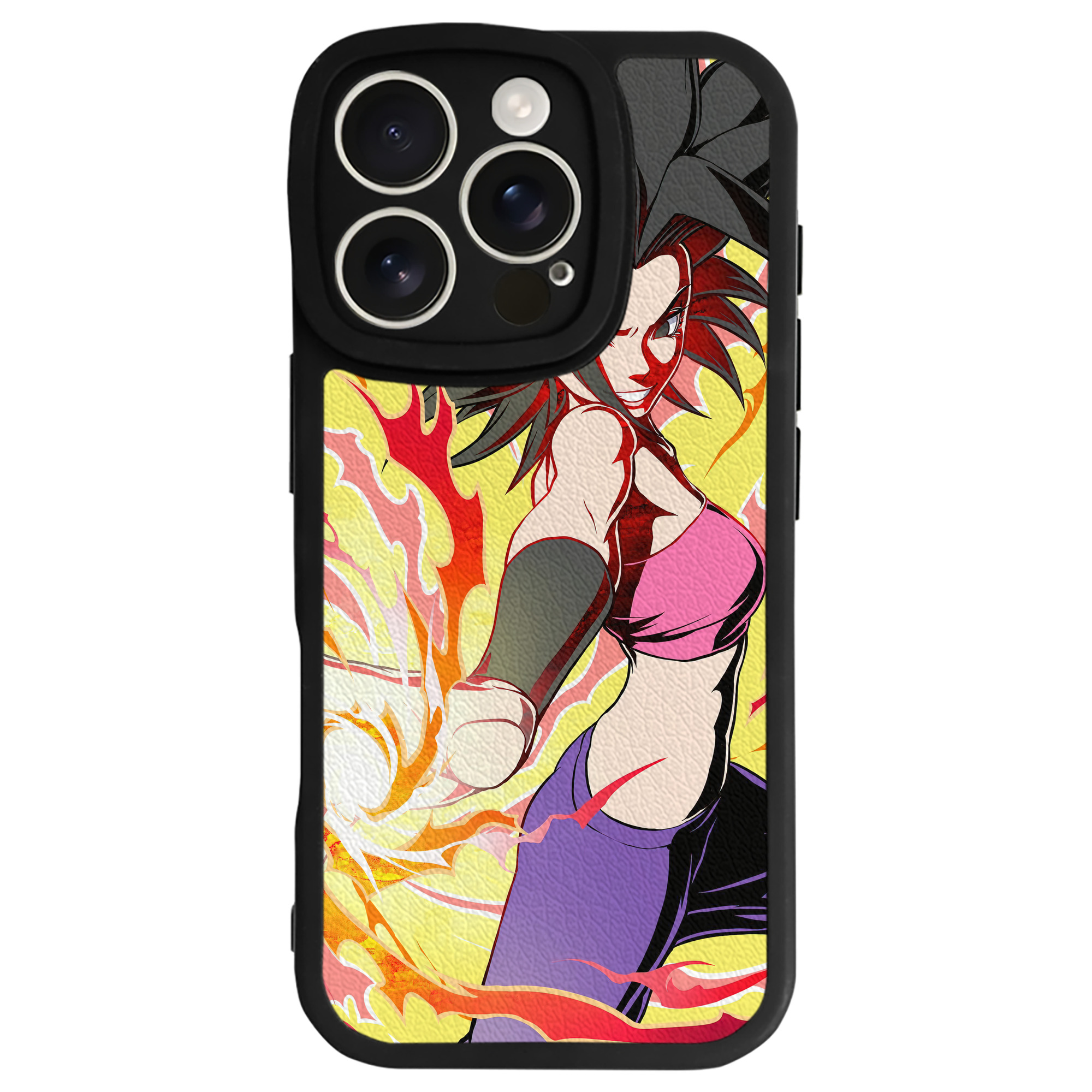 （画像用） ドラゴンボール DRAGON BALL 【iPhone 16シリーズ対応】シリコンスマホケース（レザー調） 材質：シリコン